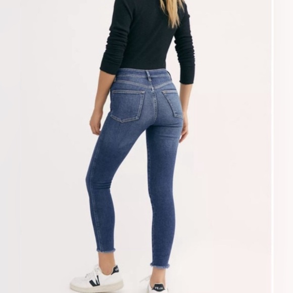 Free People We The Free High Rise Ankle Crop Jean 29 - Picture 2 of 8